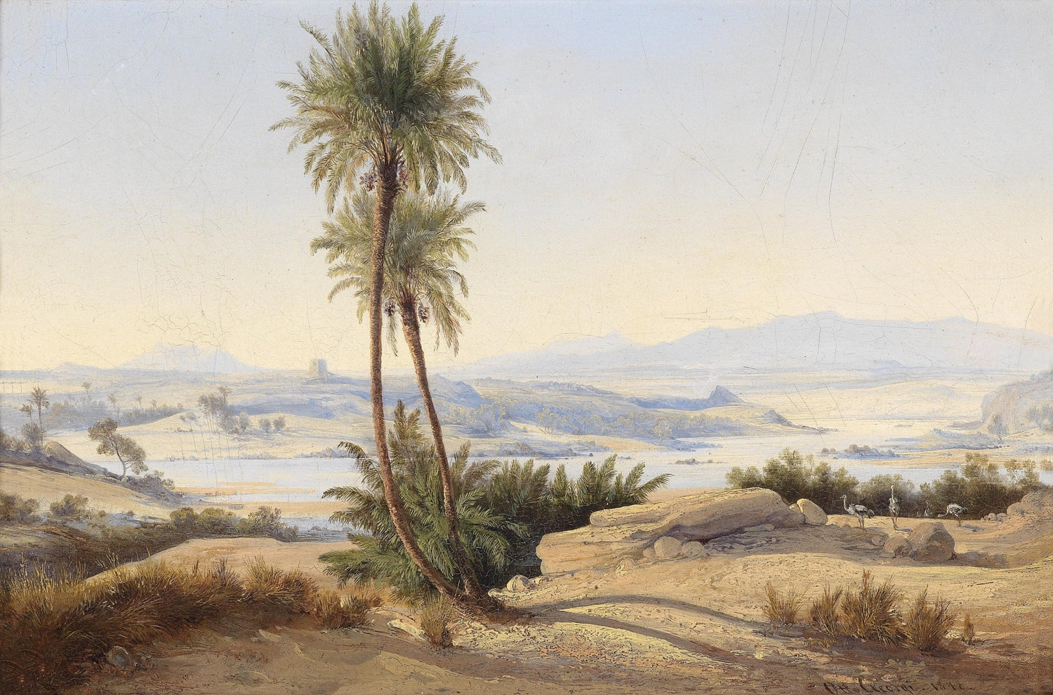 Alpine Mountain Meadow | Hand - Painted Landscape Oil Painting - Oil Painting Haven