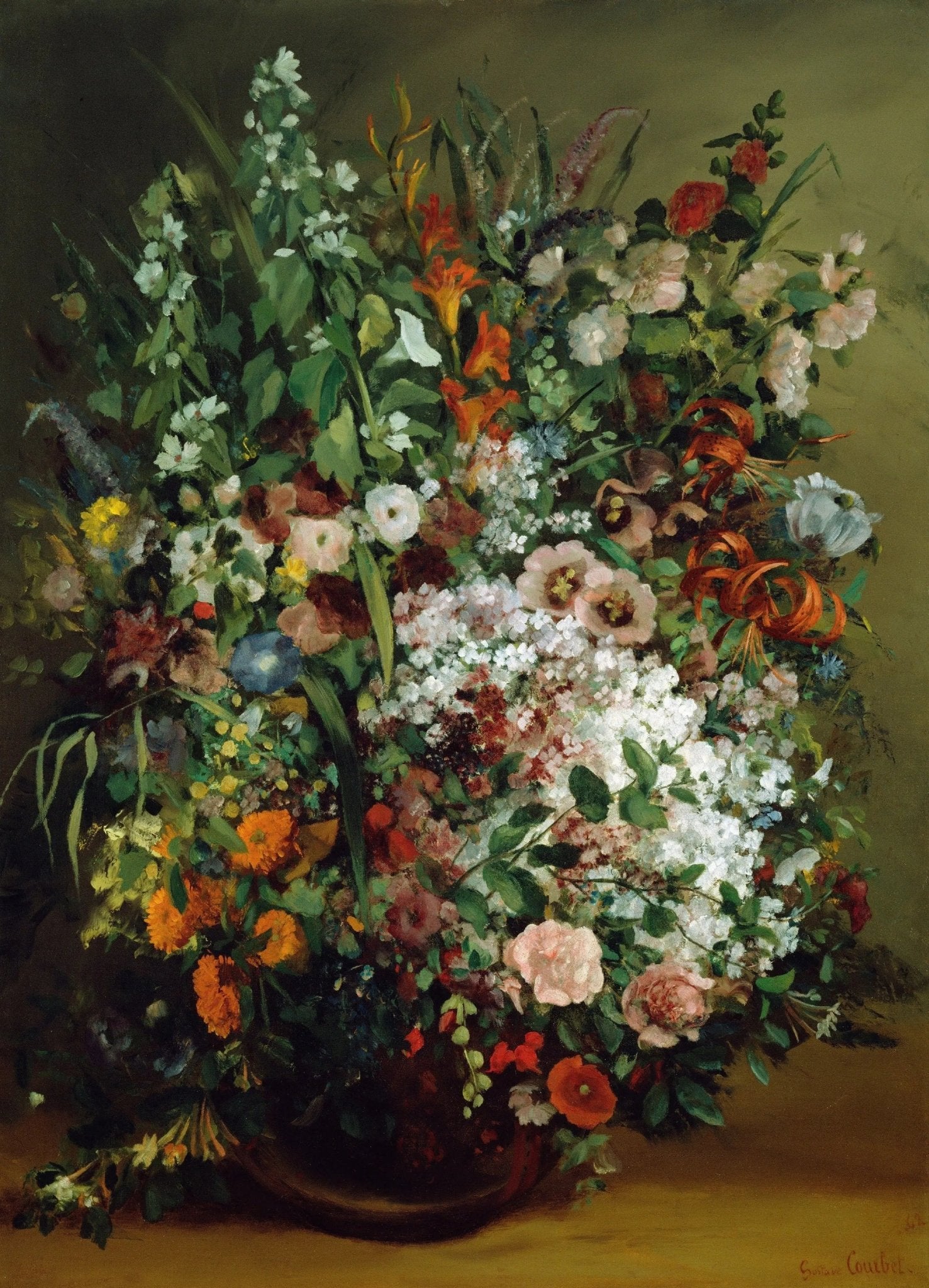 Floral Oil Painting - Vibrant Mixed Bouquet - Oil Painting Haven