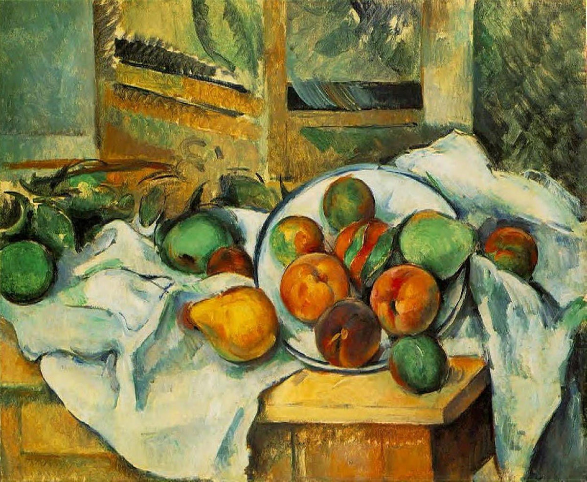 Napkin and Fruit on Table - Still Life Oil Painting - Oil Painting Haven