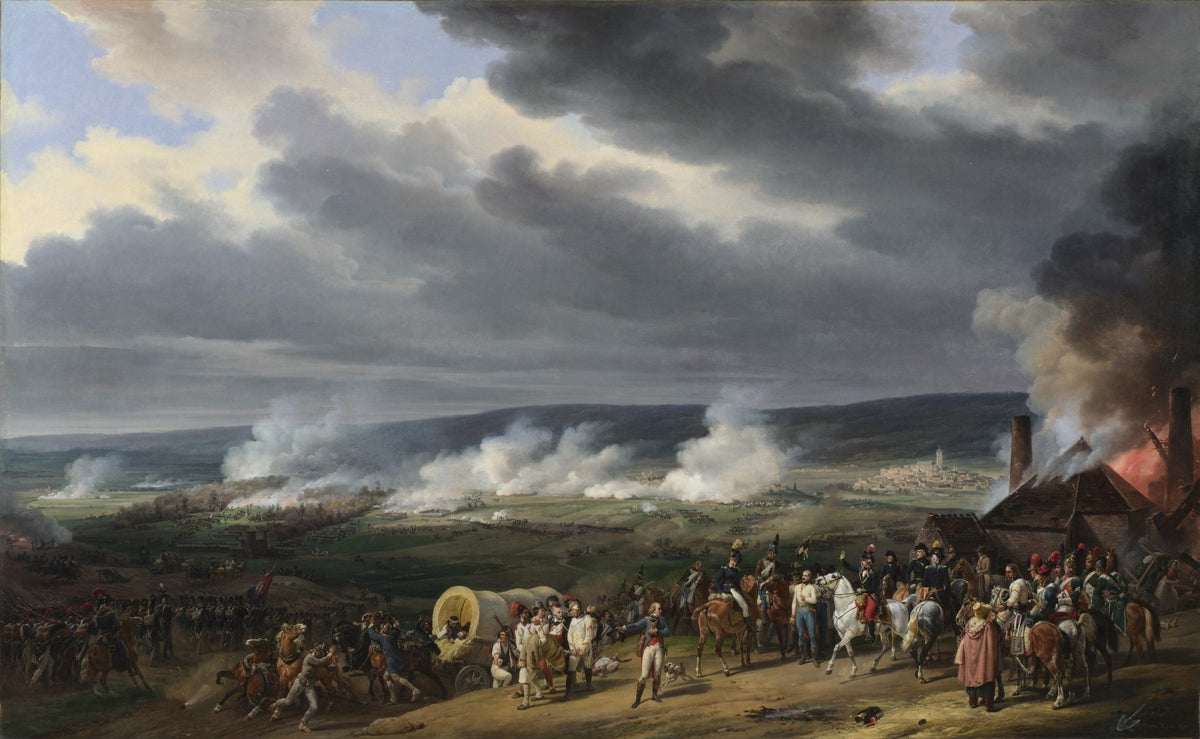 People Oil Painting - Grand Historic Battle Landscape Scene - Oil Painting Haven
