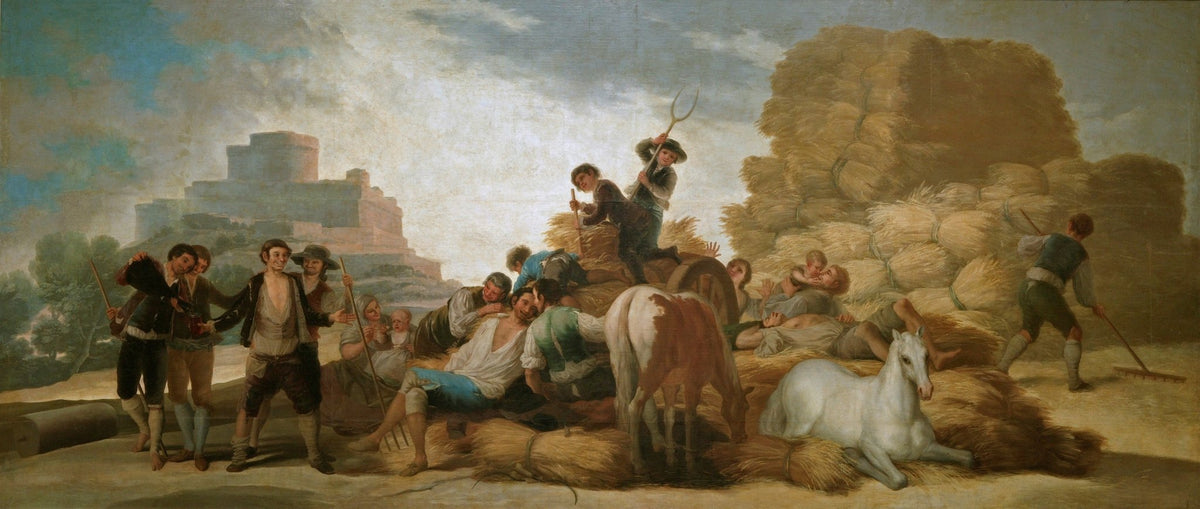 People Oil Painting - Harvest Workers and Rural Life Scene - Oil Painting Haven