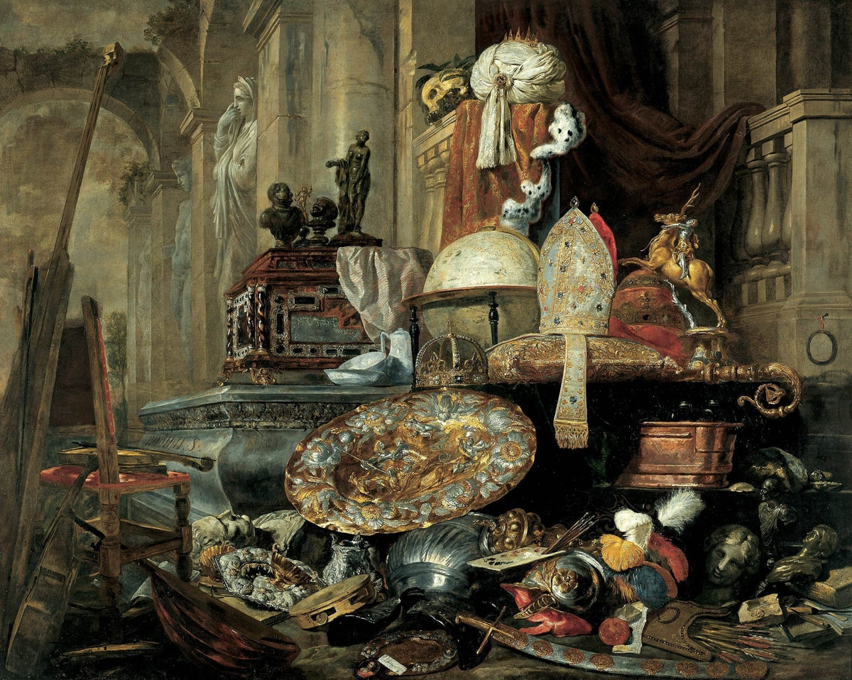 Royal Regalia and Artifacts - Still Life Oil Painting - Oil Painting Haven