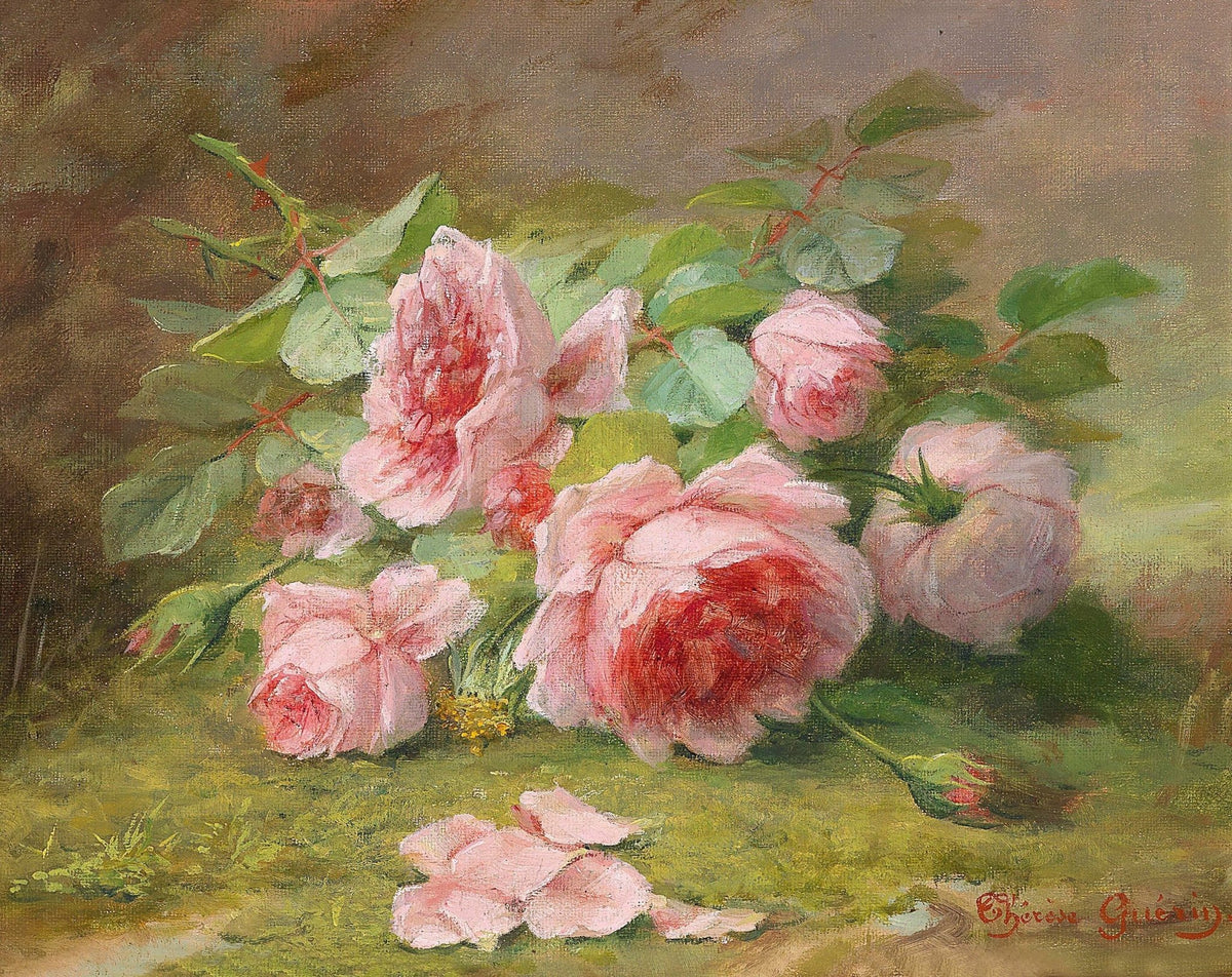 Soft Pink Rose Still Life Bouquet – Floral Oil Painting - Oil Painting Haven