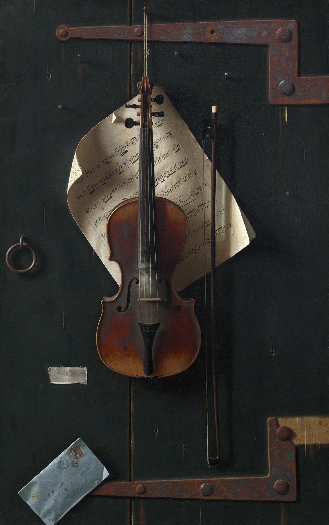 Still Life Oil Painting - Violin and Sheet Music - Oil Painting Haven