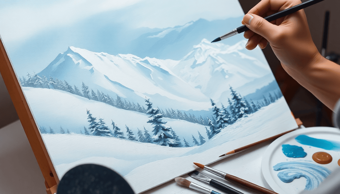 Capturing the Essence of Snow: Mastering Oil Paint Techniques for Landscape Painting - Oil Painting Haven