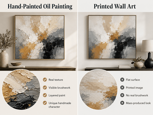 Hand-Painted Oil Paintings vs Printed Wall Art: What’s the Difference? - Oil Painting Haven