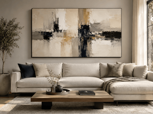 How to Choose Abstract Oil Paintings for Modern Wall Decor - Oil Painting Haven
