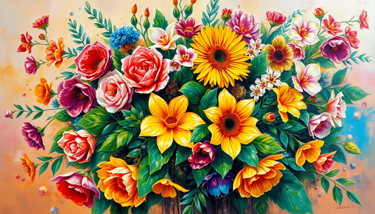 Elevate Your Spaces with Captivating Floral Oil Paintings