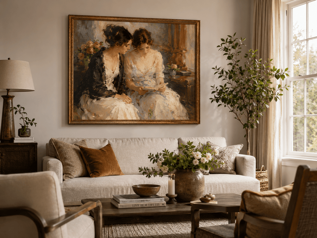 Where to Display Hand-Painted People Oil Paintings - Oil Painting Haven