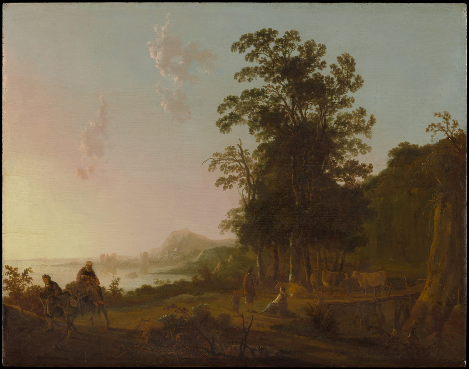 0024Aelbert Cuyp--Landscape with the Flight into Egypt0024 - Oil Painting Haven