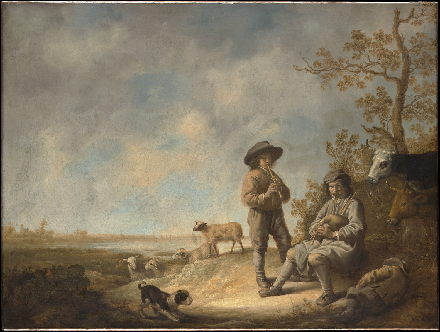 0025Aelbert Cuyp--Piping Shepherds0025 - Oil Painting Haven