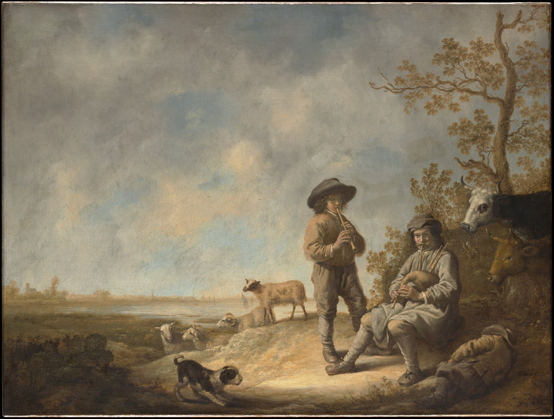 0025Aelbert Cuyp--Piping Shepherds0025 - Oil Painting Haven Oil Painting Haven