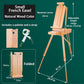 French Easel,Plein Air Easel,Adjustable Beechwood Easel for Painting,Portable Painting Easel with Palette - Oil Painting Haven