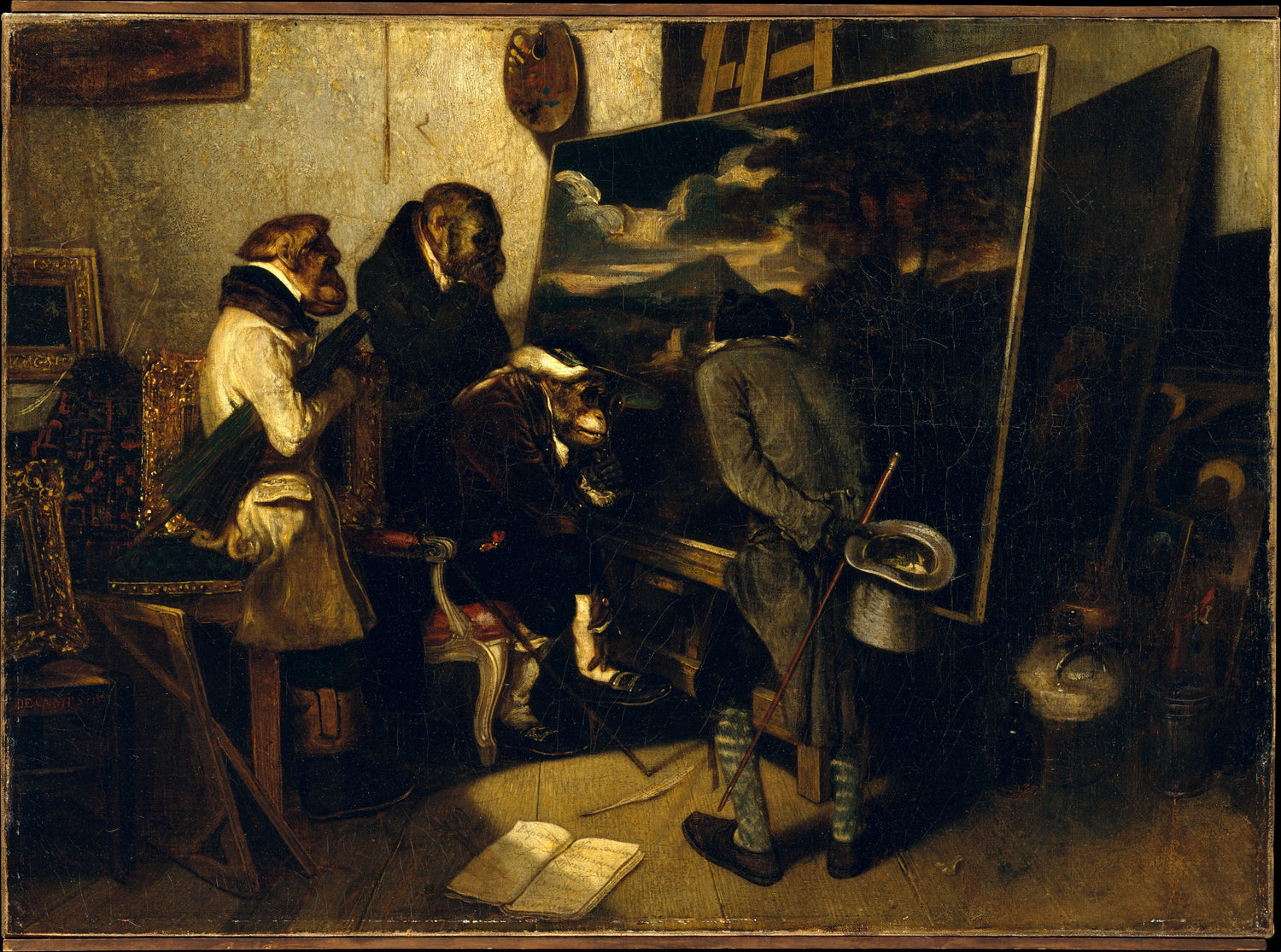 0059Alexandre-Gabriel Decamps--The Experts0059 - Oil Painting Haven