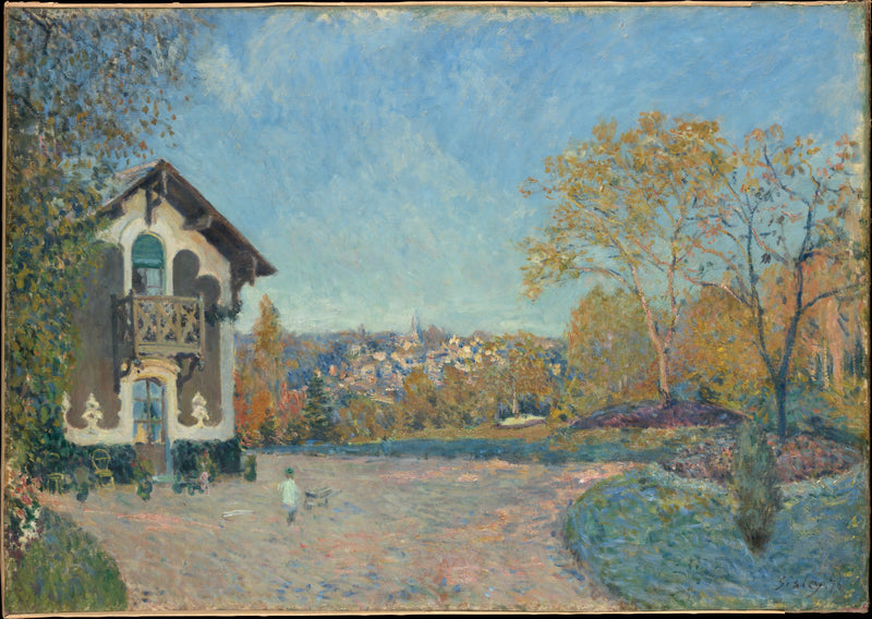 0067Alfred Sisley--View of Marly-le-Roi from Coeur-Volant0067 - Oil Painting Haven Oil Painting Haven