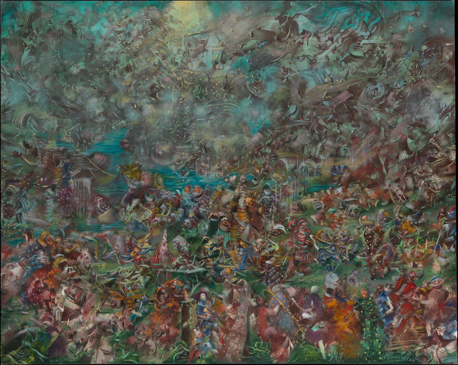 0070Ali Banisadr--Interrogation0070 - Oil Painting Haven