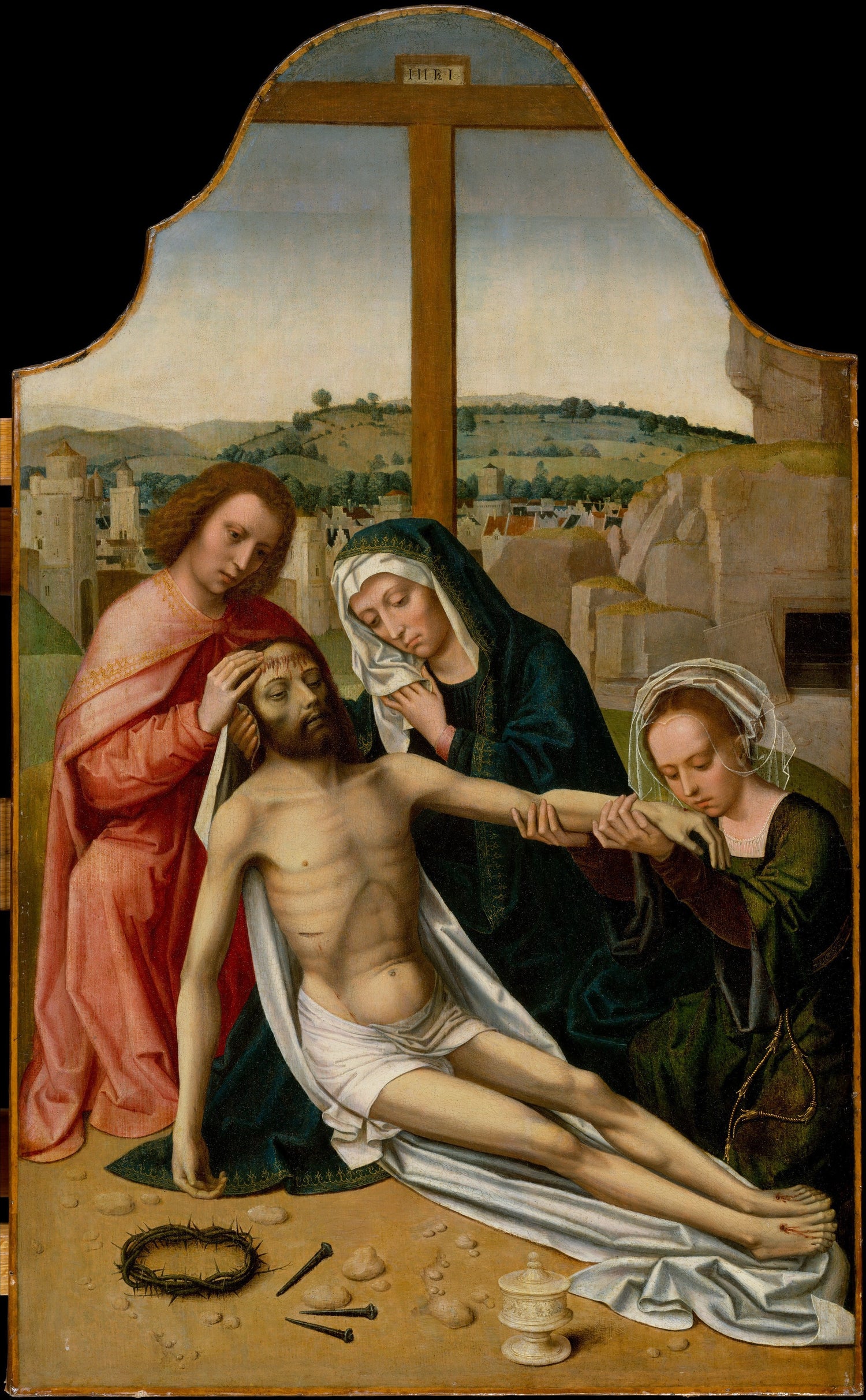 0076Ambrosius Benson--The Lamentation0076 - Oil Painting Haven