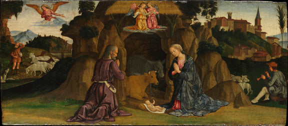 0134Antoniazzo Romano--The Nativity0134 - Oil Painting Haven Oil Painting Haven