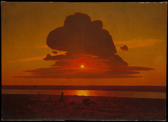 0139Arkhip Ivanovich Kuindzhi--Red Sunset on the Dnieper0139 - Oil Painting Haven Oil Painting Haven