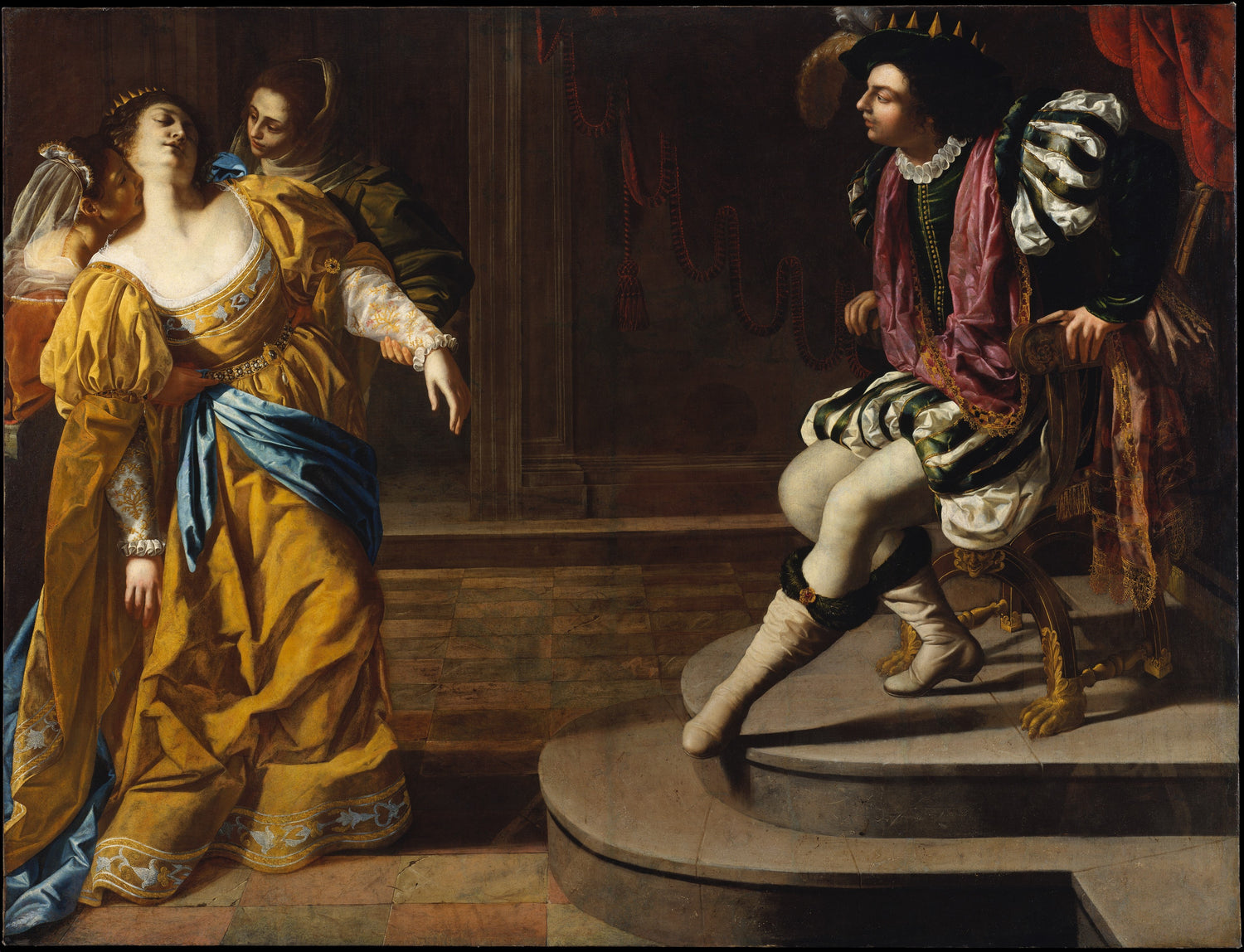 0141Artemisia Gentileschi--Esther before Ahasuerus0141 - Oil Painting Haven