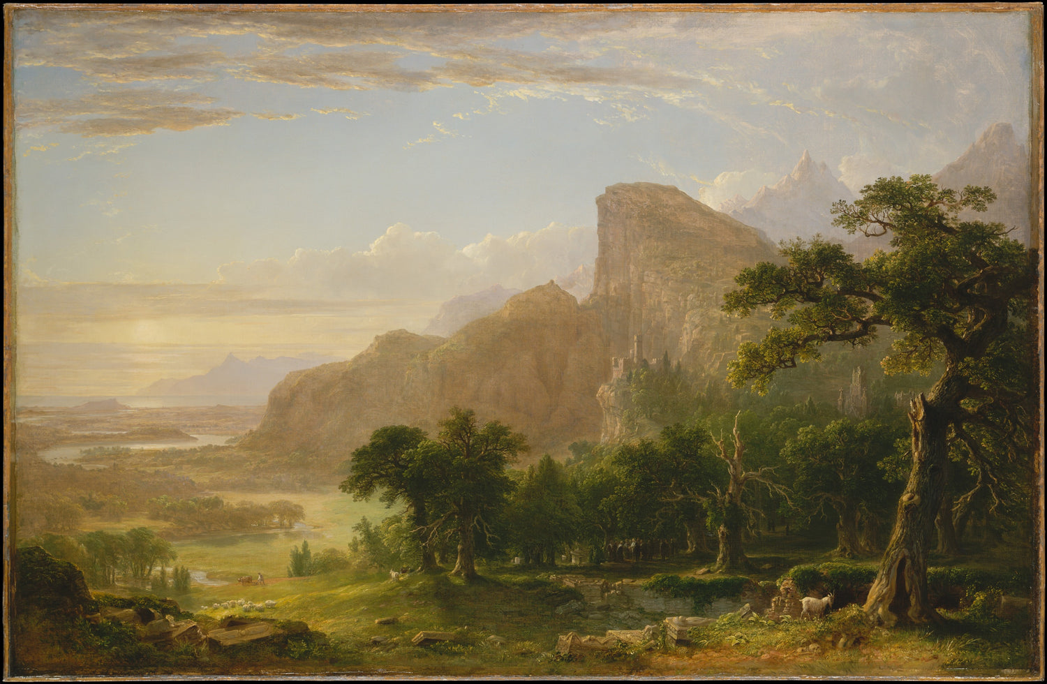 0149Asher Brown Durand--Landscape—Scene from Thanatopsis0149 - Oil Painting Haven