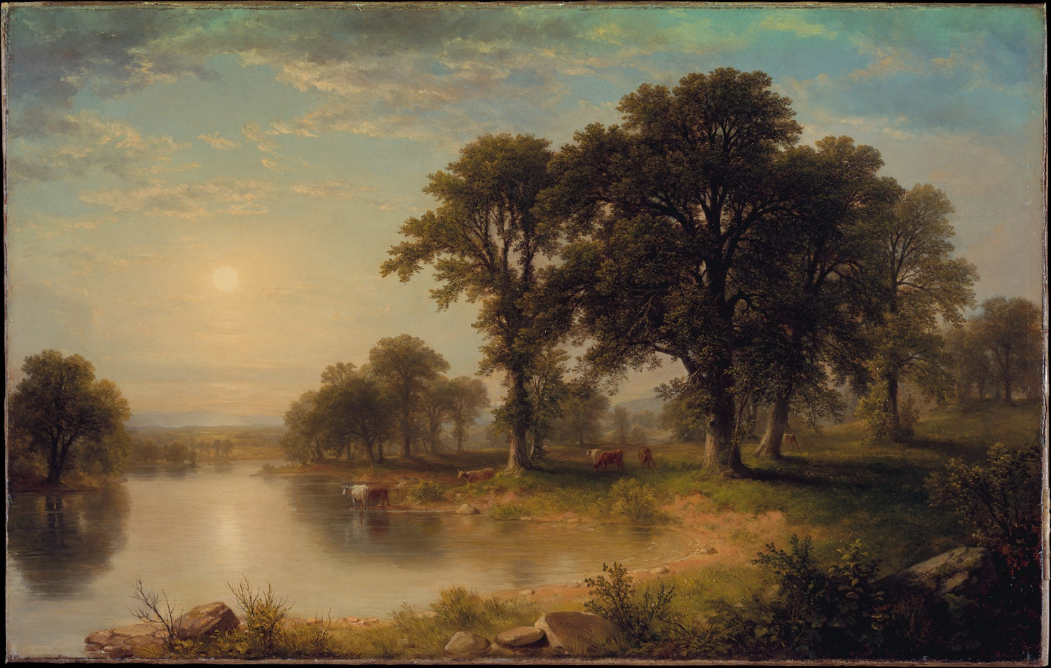 0151Asher Brown Durand--Summer Afternoon0151 - Oil Painting Haven