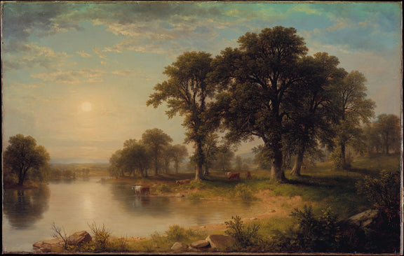 0151Asher Brown Durand--Summer Afternoon0151 - Oil Painting Haven Oil Painting Haven