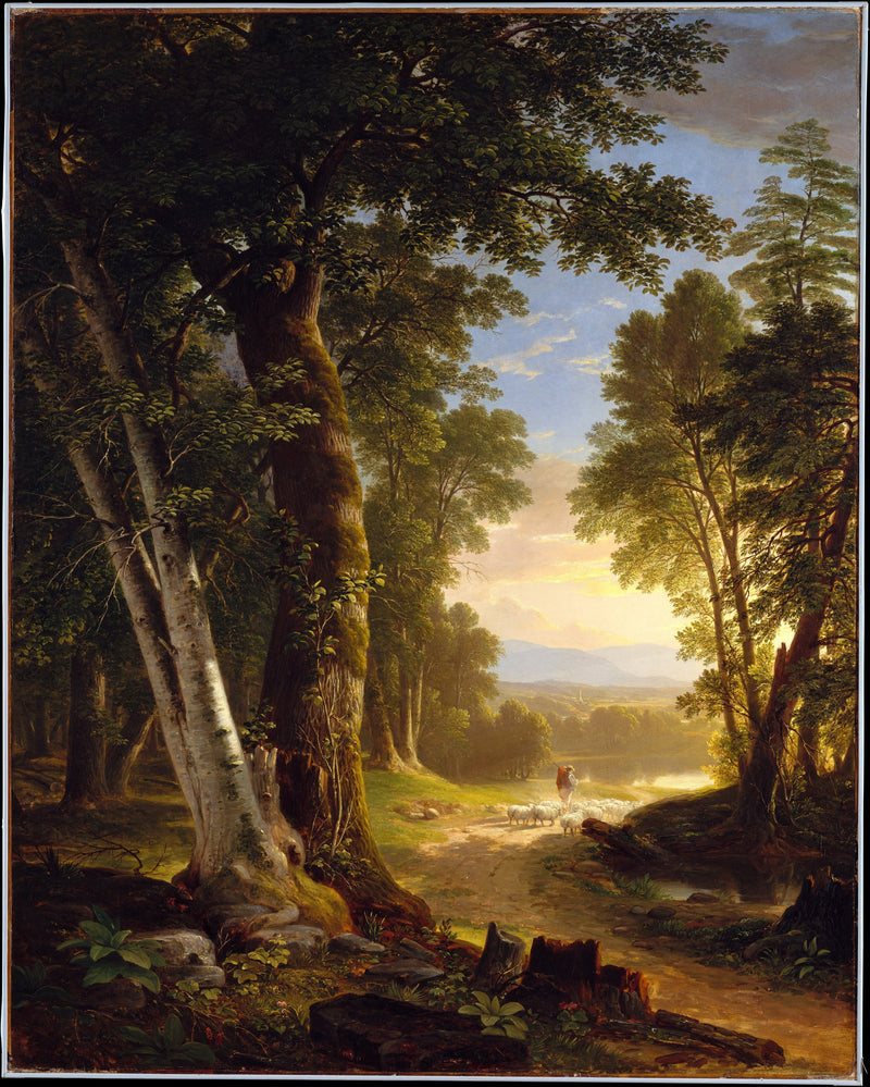 0152Asher Brown Durand--The Beeches0152 - Oil Painting Haven Oil Painting Haven