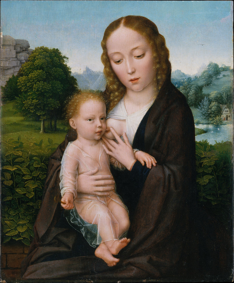 0202Attributed to Simon Bening--Virgin and Child0202 - Oil Painting Haven Oil Painting Haven