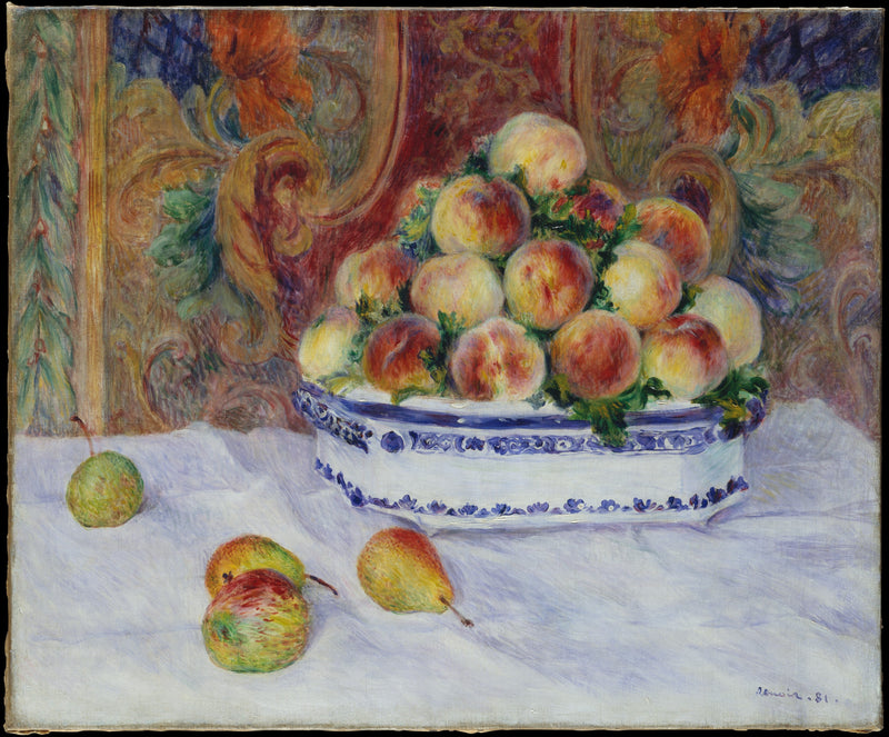 0226Auguste Renoir--Still Life with Peaches0226 - Oil Painting Haven Oil Painting Haven