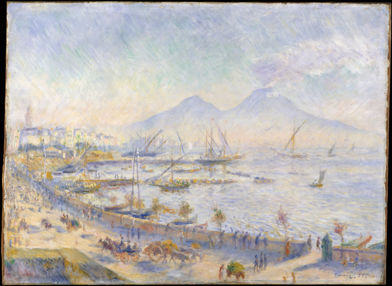 0227Auguste Renoir--The Bay of Naples0227 - Oil Painting Haven Oil Painting Haven