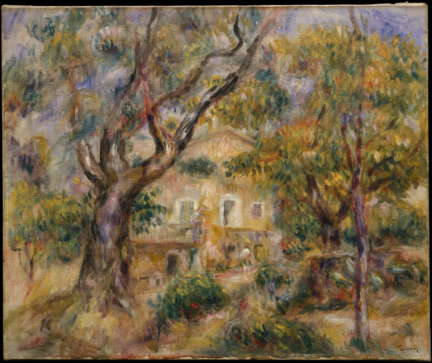 0229Auguste Renoir--The Farm at Les Collettes, Cagnes0229 - Oil Painting Haven