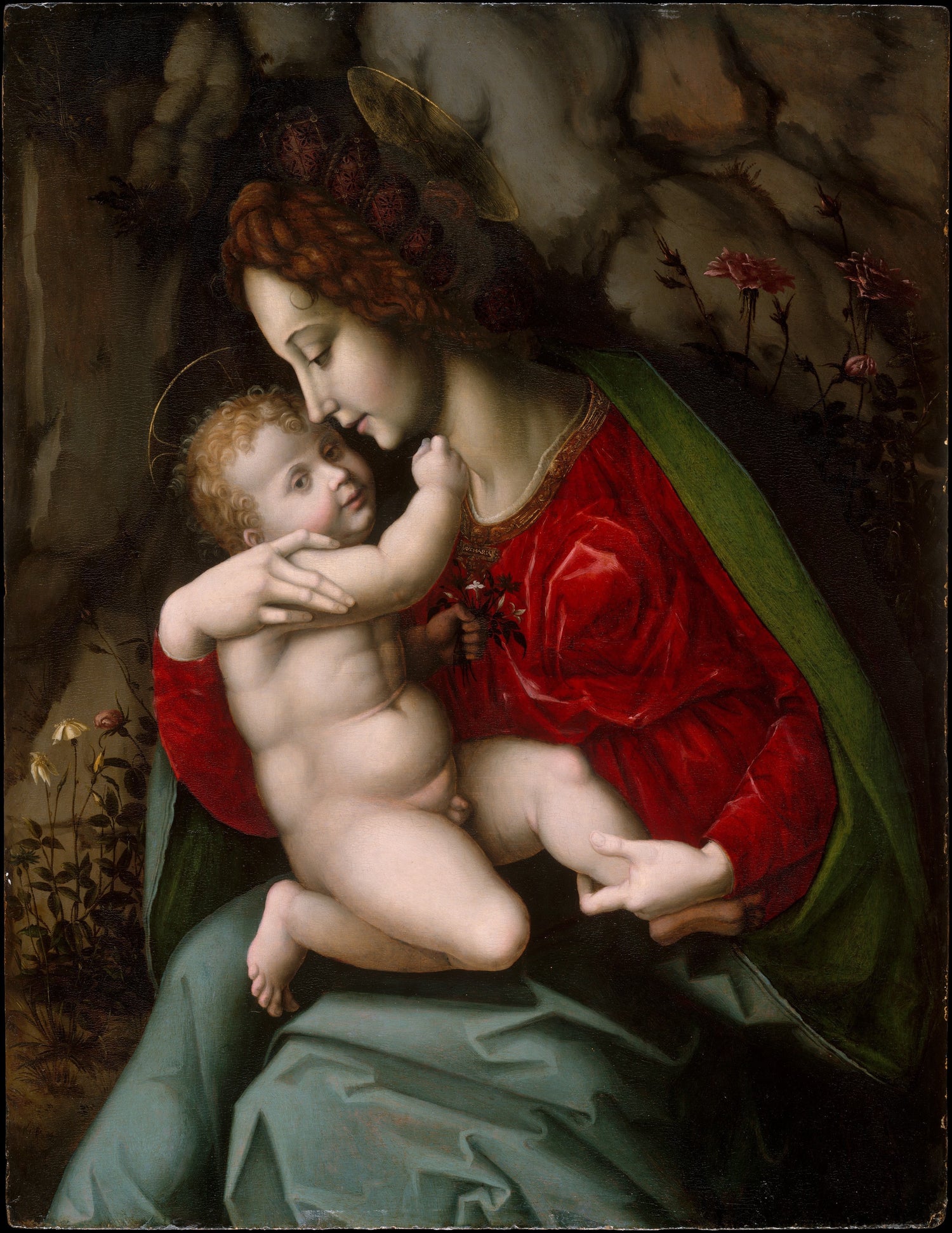 0241Bachiacca--Madonna and Child0241 - Oil Painting Haven