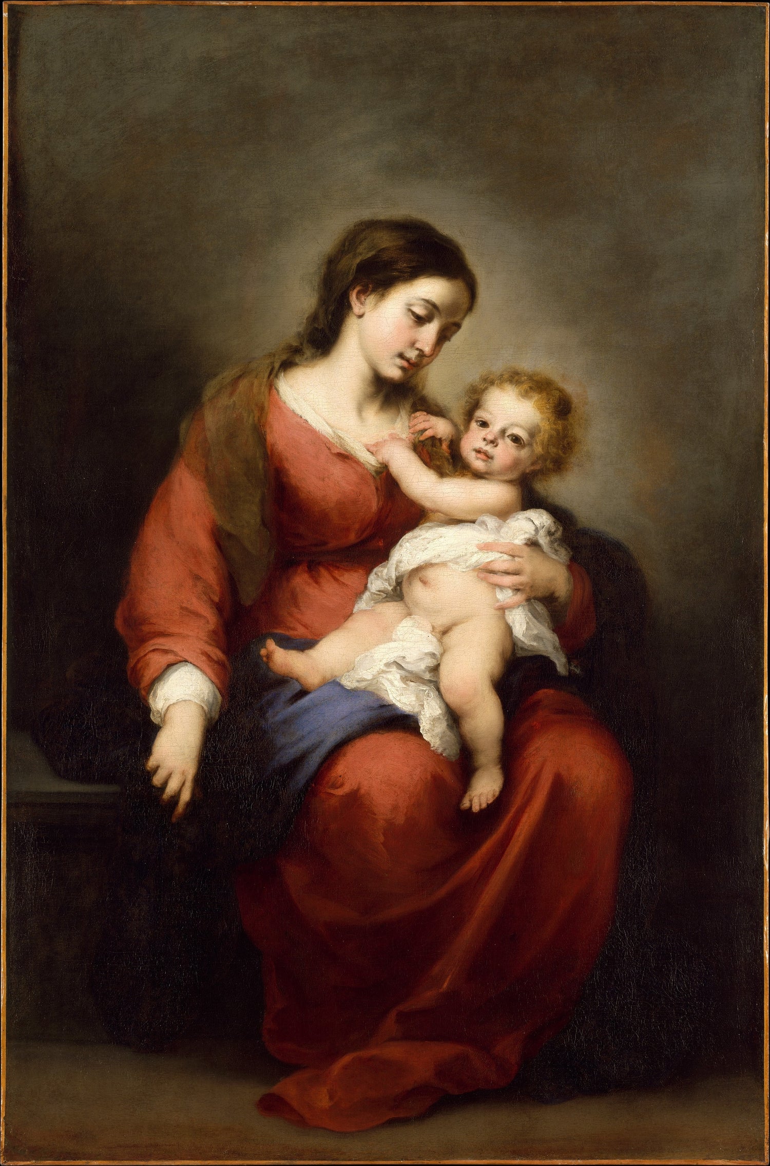 0260Bartolomé Estebán Murillo--Virgin and Child0260 - Oil Painting Haven