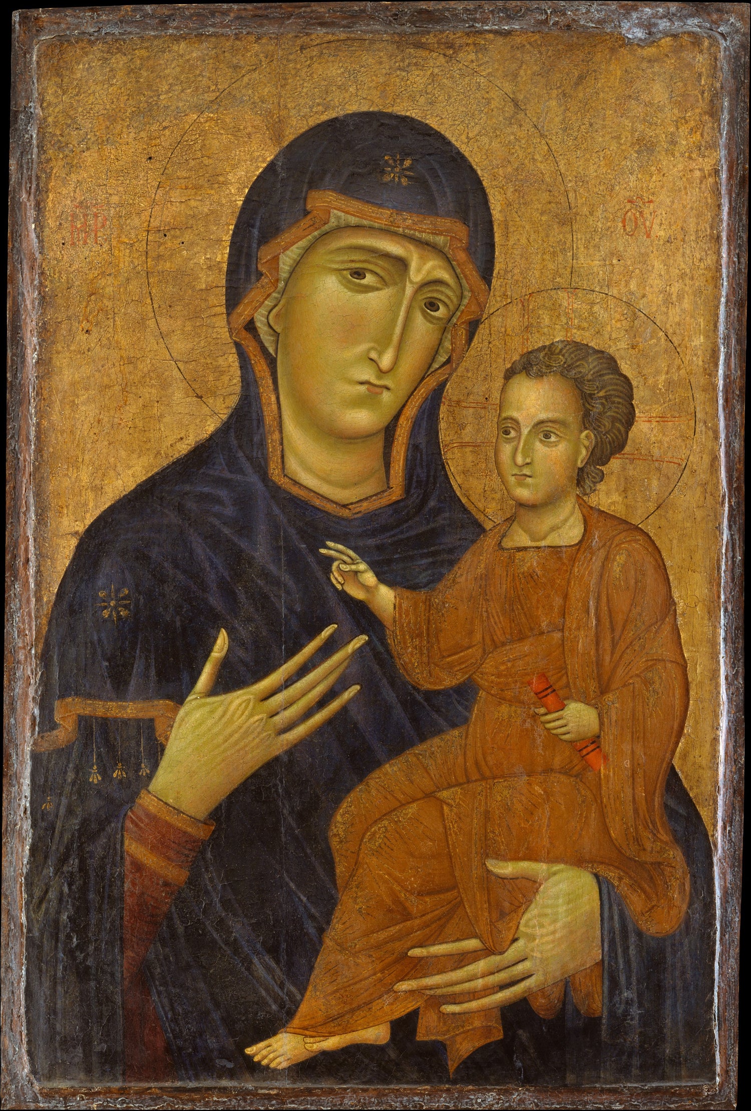 0271Berlinghiero--Madonna and Child0271 - Oil Painting Haven