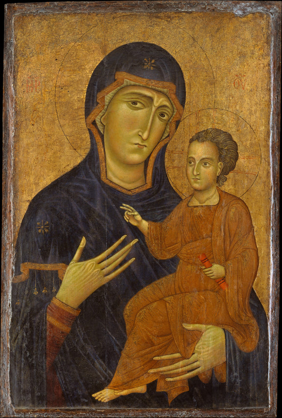 0271Berlinghiero--Madonna and Child0271 - Oil Painting Haven Oil Painting Haven