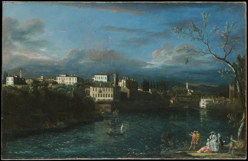 0276Bernardo Bellotto--Vaprio d'Adda0276 - Oil Painting Haven Oil Painting Haven