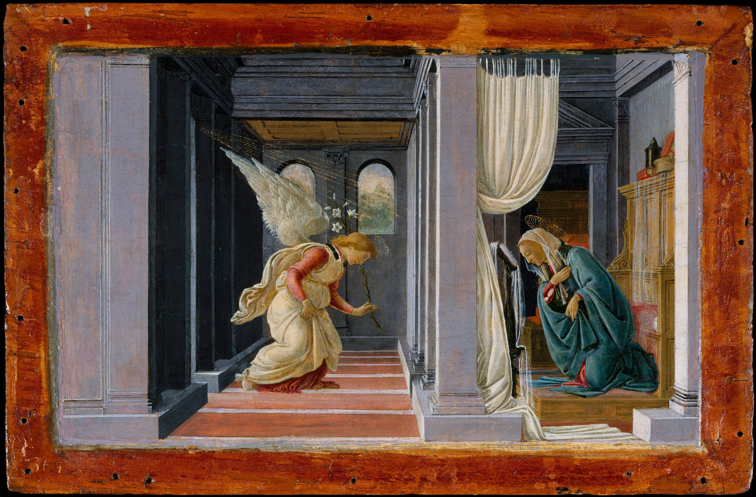 0290Botticelli--The Annunciation0290 - Oil Painting Haven