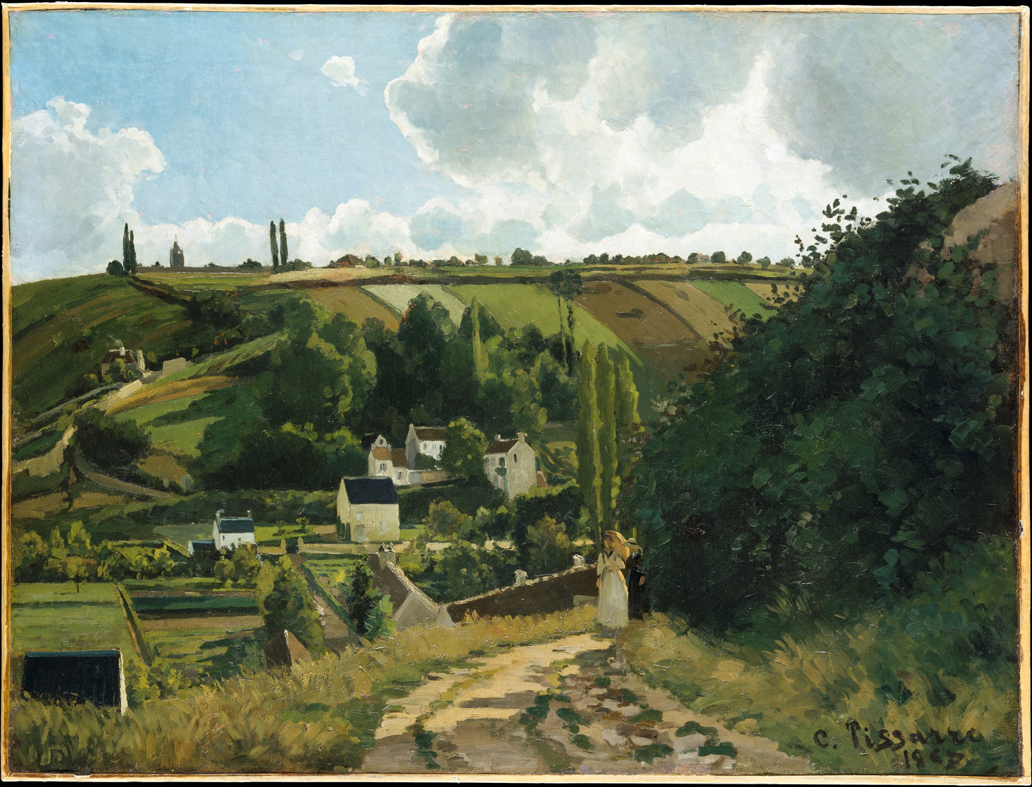 0340Camille Pissarro--Jalais Hill, Pontoise0340 - Oil Painting Haven