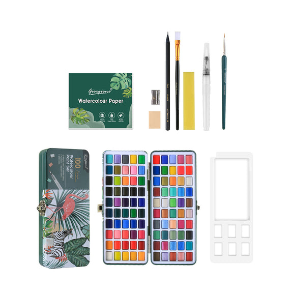 Watercolor paint set - 50/72/90/100/128/168 colors - Oil Painting Haven Oil Painting Haven