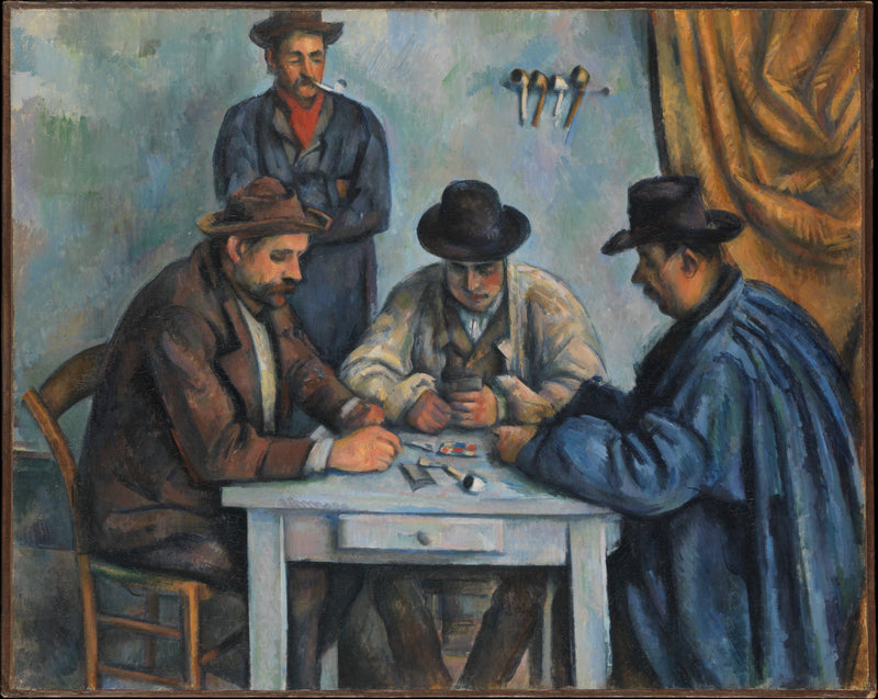 170Paul Cezanne--The Card Players81 - Oil Painting Haven Oil Painting Haven