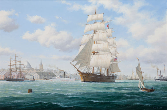 19th century nautical#00106 - Oil Painting Haven Oil Painting Haven