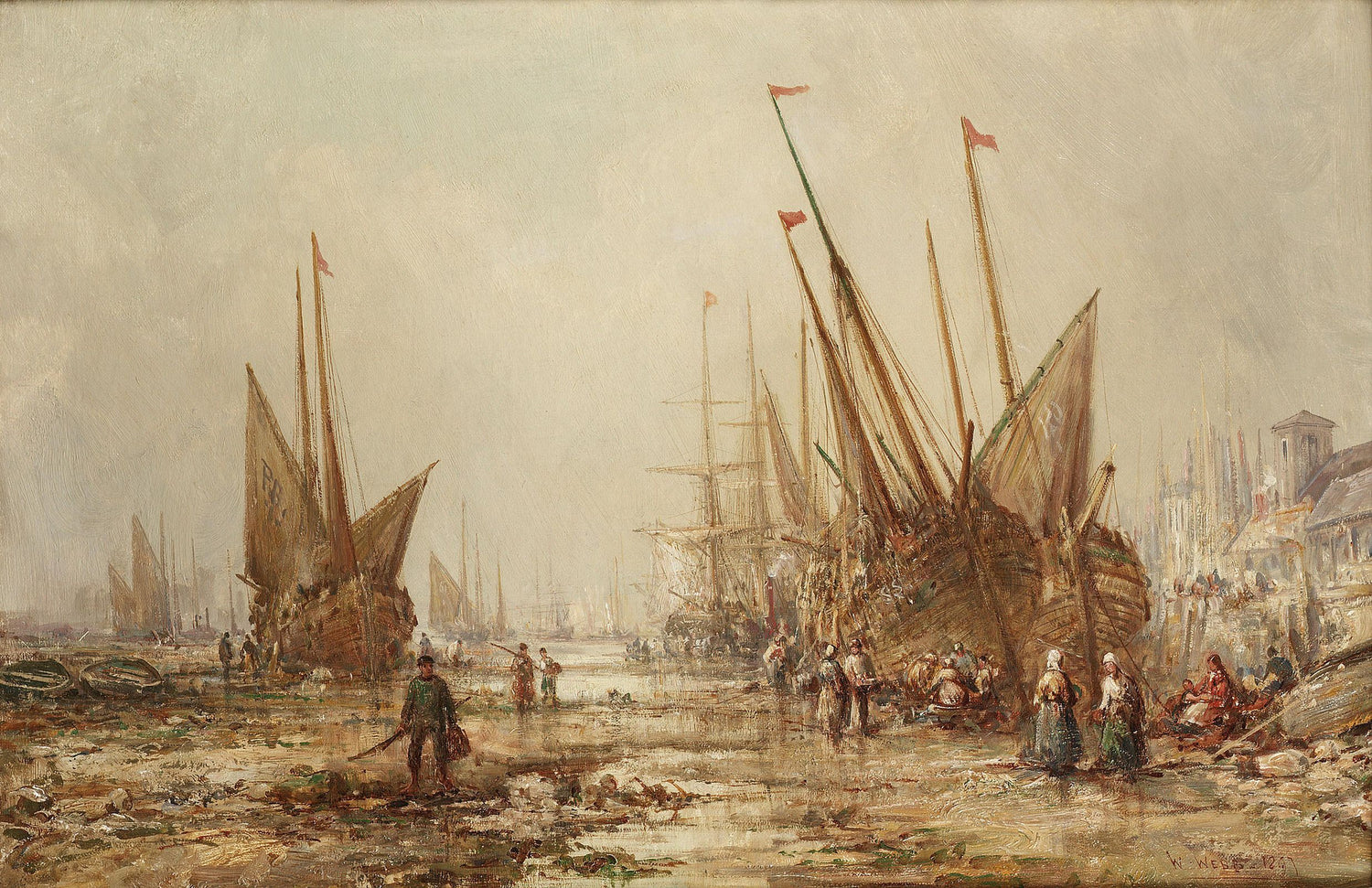 19th century nautical#003 - Oil Painting Haven