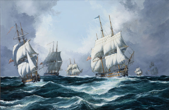 19th century nautical#0050 - Oil Painting Haven Oil Painting Haven