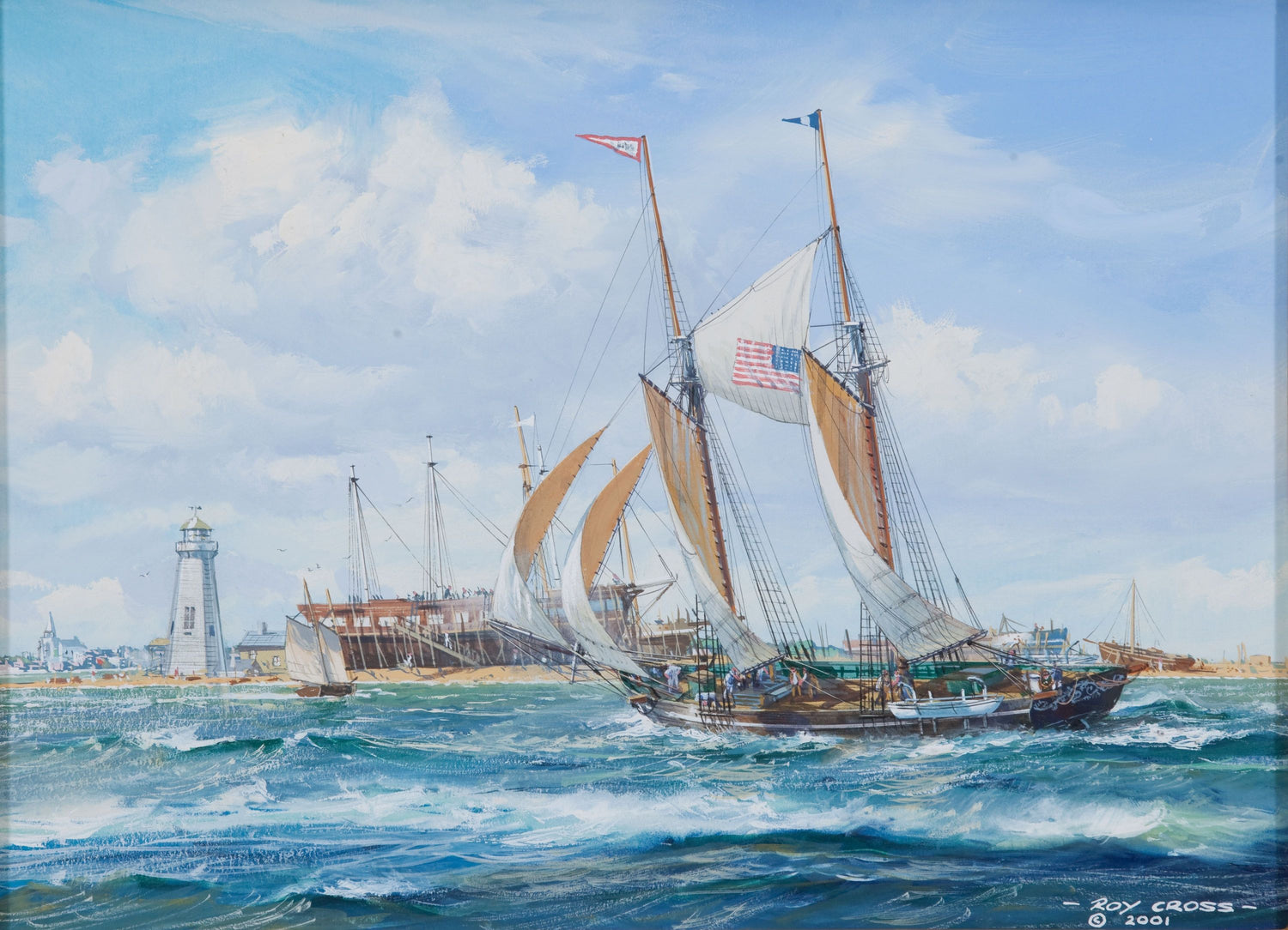 19th century nautical#0057 - Oil Painting Haven