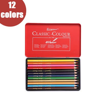 Oil-based Colored Pencils Set- 12/24/36/48/72/120 Colors - Oil Painting Haven