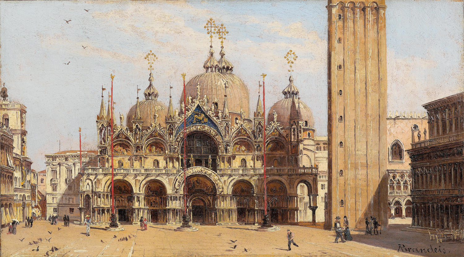 St. Mark’s Basilica, Venice | Hand-Painted Architectural Oil Painting