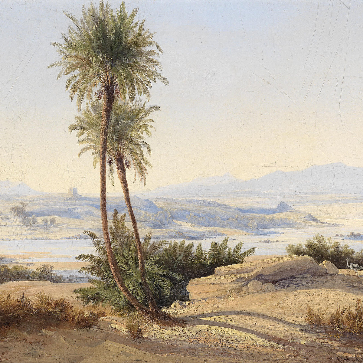 Alpine Mountain Meadow | Hand-Painted Landscape Oil Painting