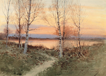Sunset Landscape Paintings image