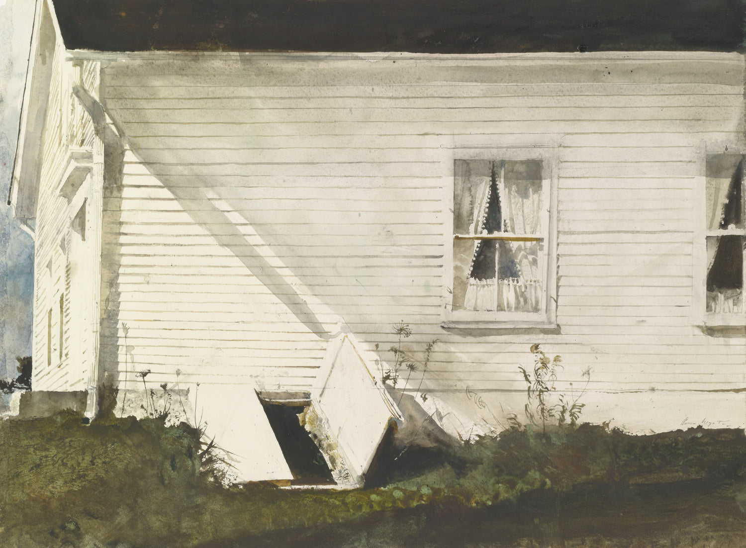 ANDREW WYETH-ELSIE'S HOUSE - Oil Painting Haven